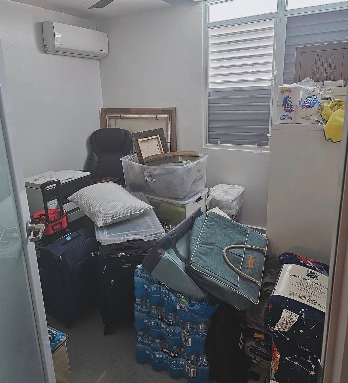 Área antes del servicio de organización
